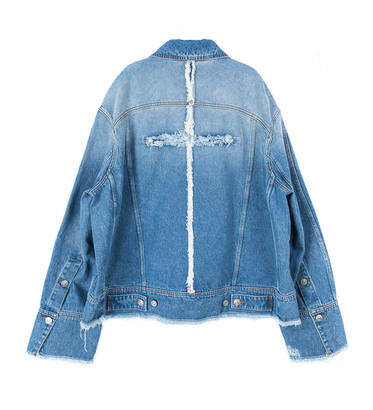 PIERRE M. DENIM JACKET BLUE