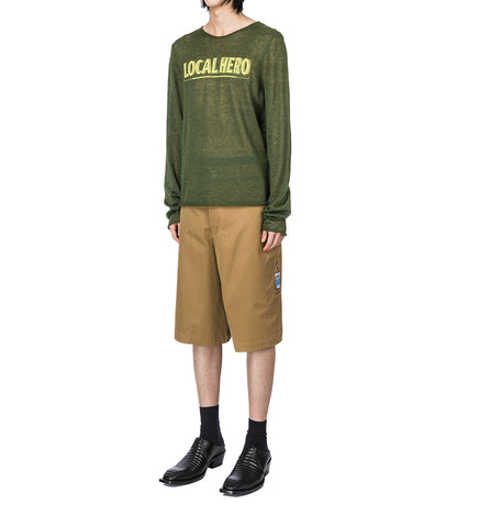 TWISTED SKATE SHORT BEIGE