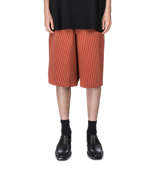 TWISTED SKATE SHORT RED-YELLOW