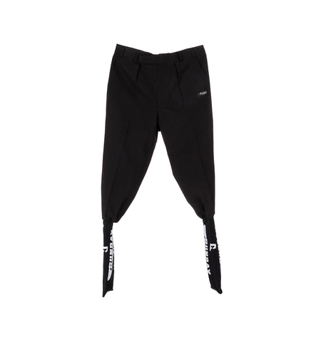 TAILORED STIRRUP PANTS BLACK