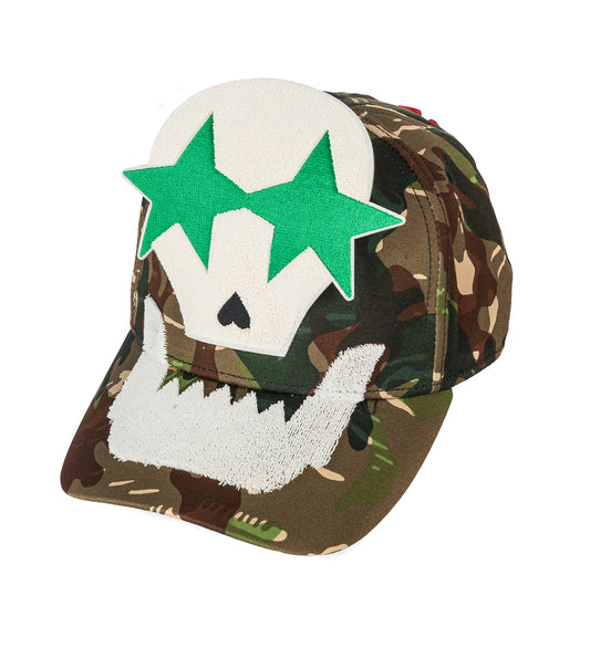 CAMO CAP MILITARY GREEN