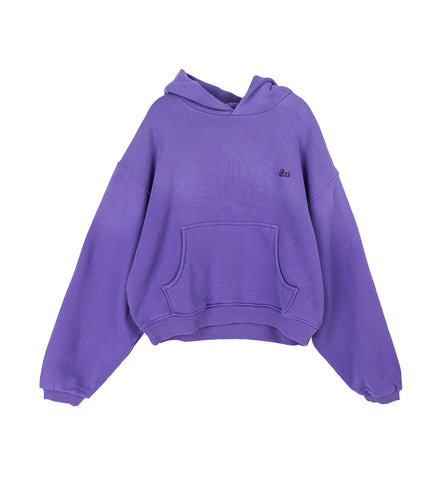 SCRIPT HOODIE PURPLE