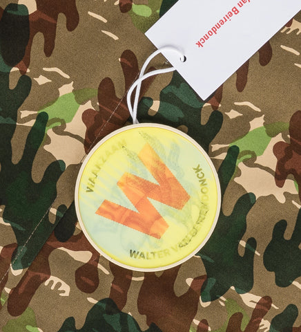 CROWN LENTICULAR BROOCH MULTI