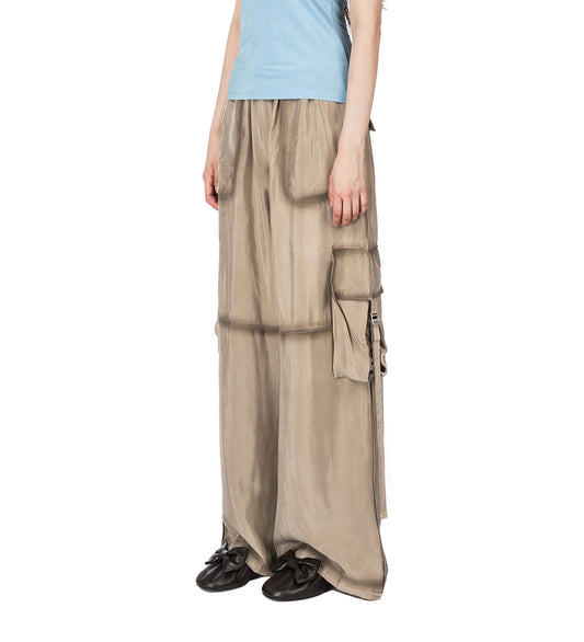 CARGO TROUSERS FLUID BEIGE