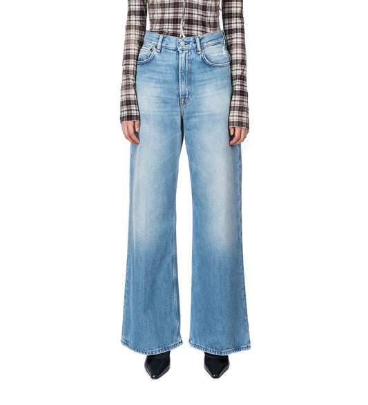RELAXED FIT JEANS LIGHT BLUE