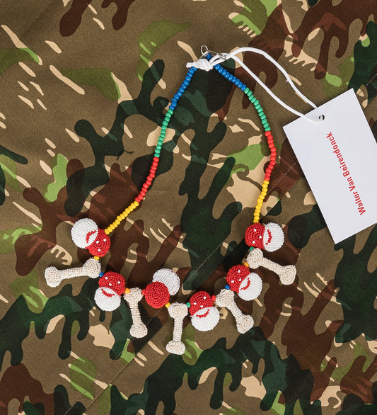 BONES NECKLACE WHITE