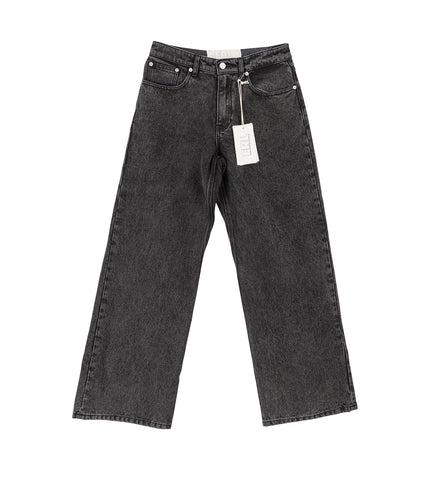 STRAIGHT CUT JEANS BLACK