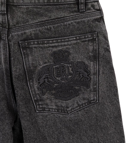 STRAIGHT CUT JEANS BLACK