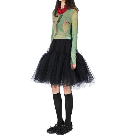 SLEEVELESS BALLET TUTU DRESS BLACK