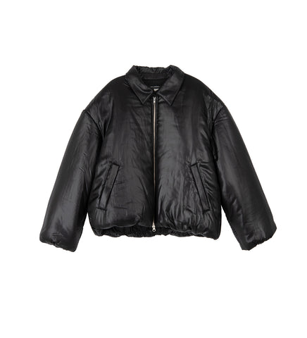 PUFFER JACKET LIQUID BLACK