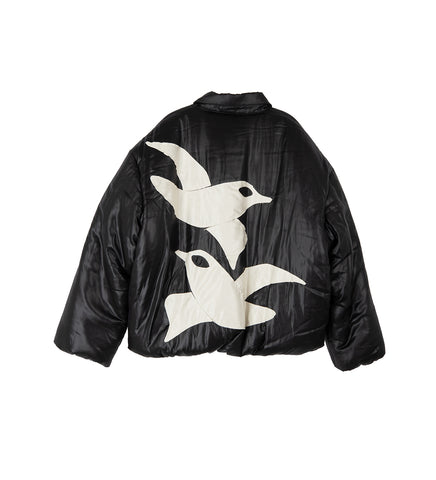 PUFFER JACKET LIQUID BLACK