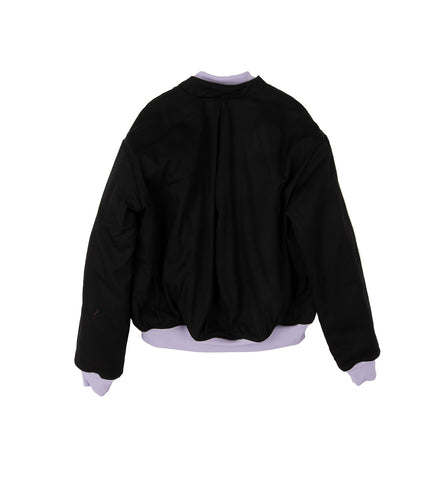 PADDED JUKEBOX BOMBER BLACK