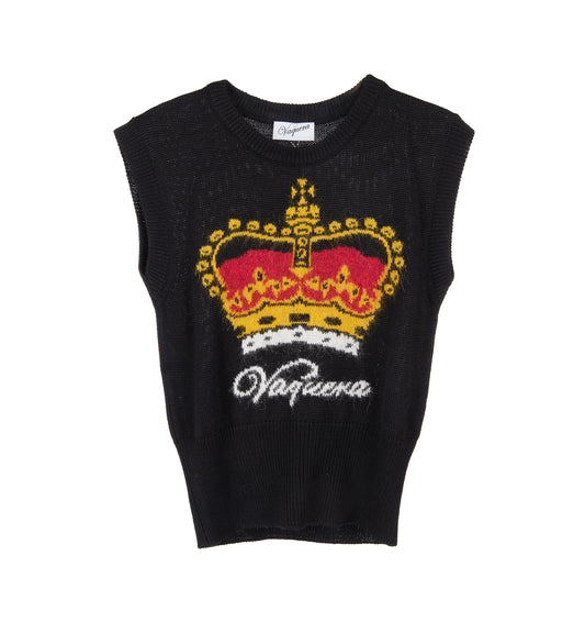 CROWN VEST BLACK