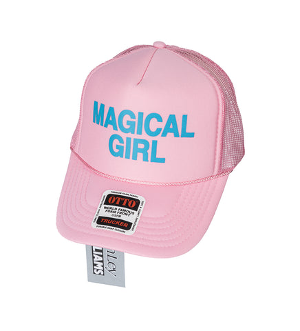 TRUCKER HAT BLUE MAGICAL GIRL PINK