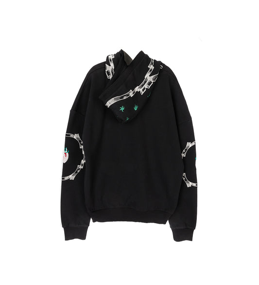 FLYING HOODIE CAVIAR