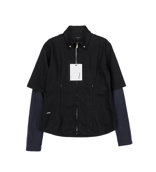 LAYERED LS SHIRT BLACK/NAVY
