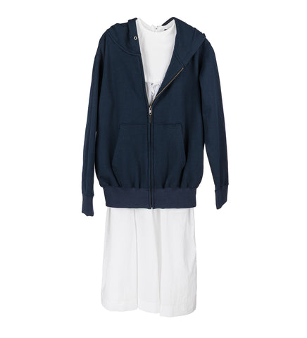DOCKING PLATED COLLER ONE-PIECE NAVY/WHITE