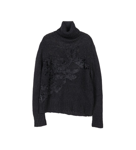 FRANSINA TURLENECK SWEATER BLACK