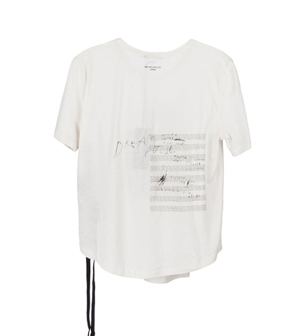 FLOOR MICRO T-SHIRT IVORY THE NIGHT WHISPERS