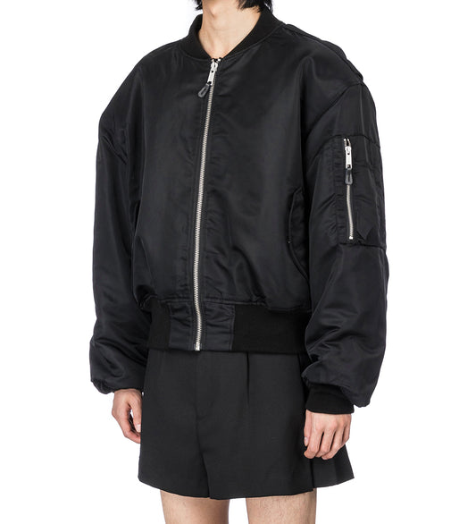 CROPPED BROAD BOMBER OIL