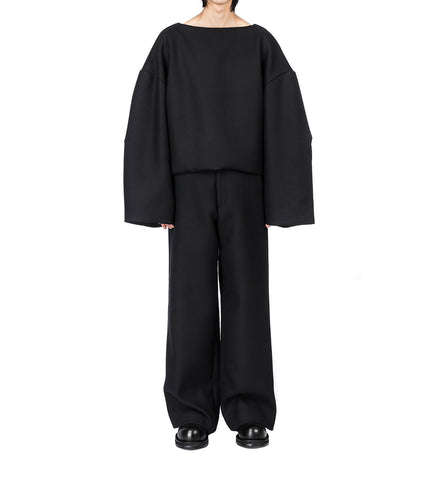 WIDELEG TROUSER BLACK