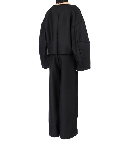 WIDELEG TROUSER BLACK