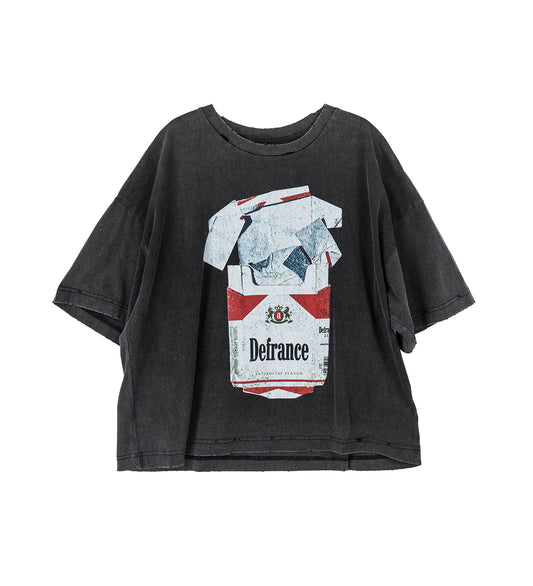 ANTISOCIAL FLAVOR RED T-SHIRT WASHED BLACK