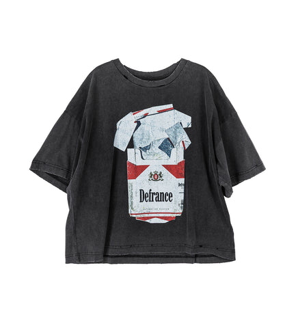 ANTISOCIAL FLAVOR RED T-SHIRT WASHED BLACK