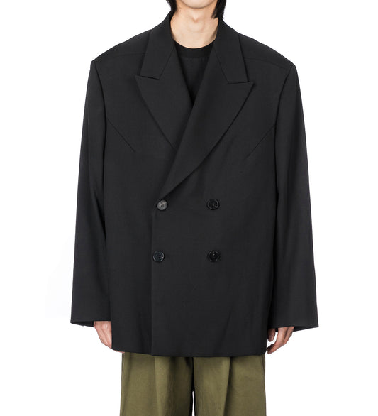 DOUBLE BREASTED BLAZER BLACK