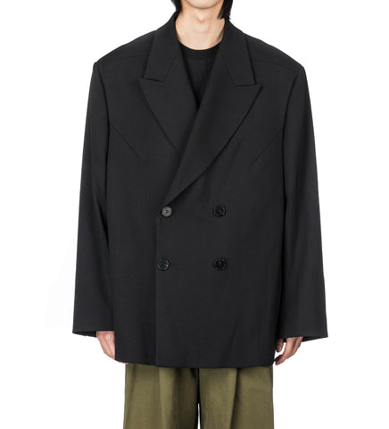 DOUBLE BREASTED BLAZER BLACK