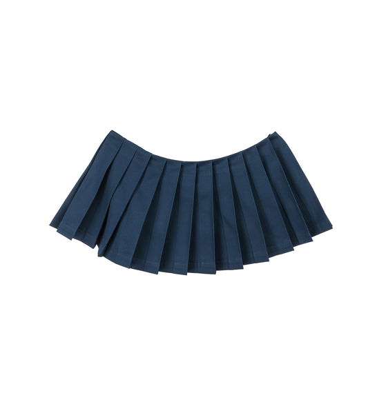MINI PLEATED SKIRT NAVY