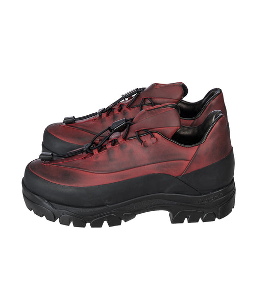 LOW TOP OFF DISTRESSED OX BLOOD
