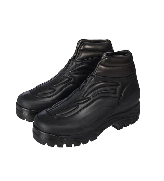 UNTITLED 03 LEATHER BOOTS BLACK