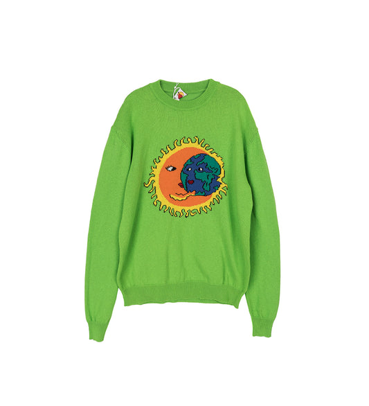 CHARACTER SWEATER GREEN