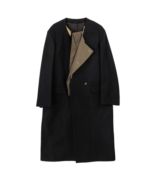 PARKER BIS COAT BLACK/FOREST