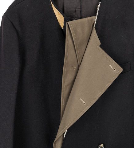 PARKER BIS COAT BLACK/FOREST