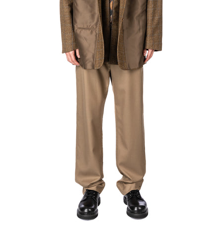INSIDE OUT WAIST TROUSERS BROWN MEDIUM #1