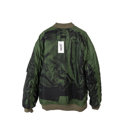TROMPEL'OEIL BOMBER KHAKI/BLACK