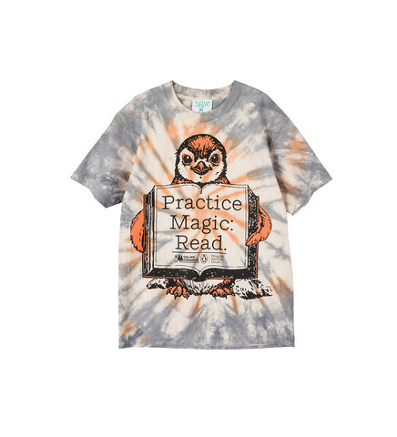 ONLINE CERAMICS X PENGUIN RANDOM HOUSE PRACTICE MAGIC SS TEE HAND DYED TIE-DYE