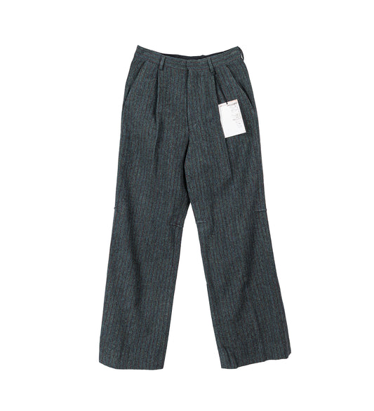 JUNE KNEE DART TROUSERS PETROL/RED