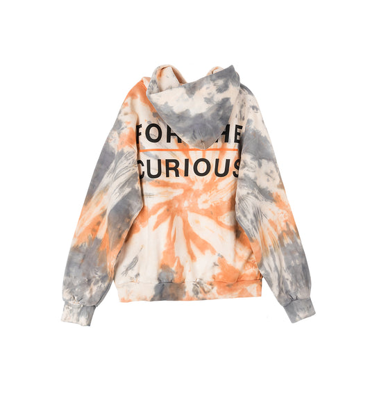 ONLINE CERAMICS X PENGUIN RANDOM HOUSE FOR THE CURIOUS HOODIE 14OZ FLEECE HAND DYED TIE-DYE