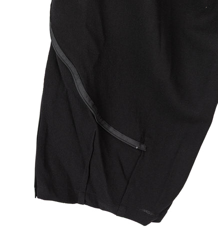 JOE WAISTBAND PLEASTS TROUSERS BLACK