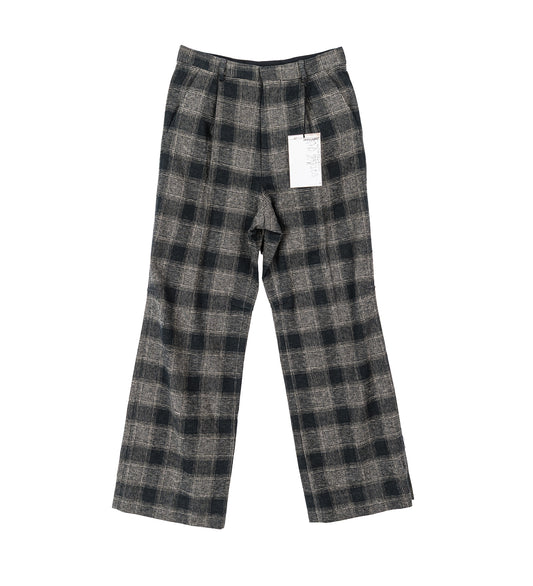 JUNE KNEE DART TROUSERS BLACK/WHITE