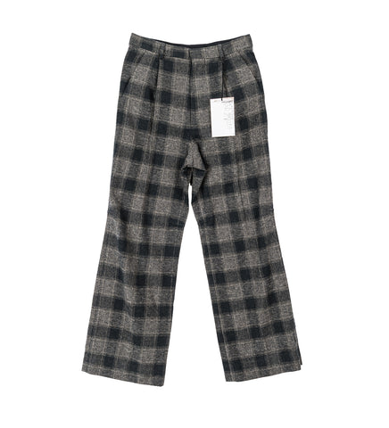 JUNE KNEE DART TROUSERS BLACK/WHITE