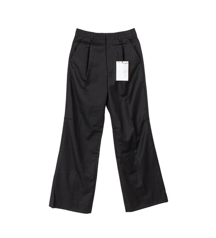 JUNE KNEE DART TROUSERS BLACK