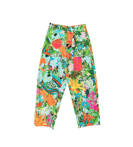 CAMO PRINT CARGO PANTS MULTI