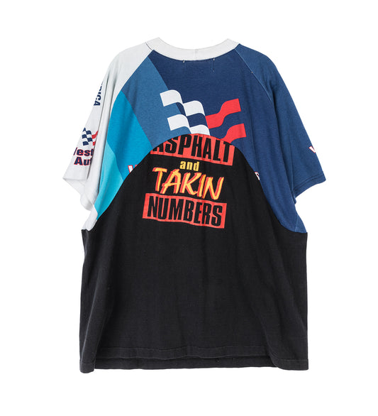 WAVE TEE COMBINED GRAPHIC ASSORTED COLOURS X-LARGE