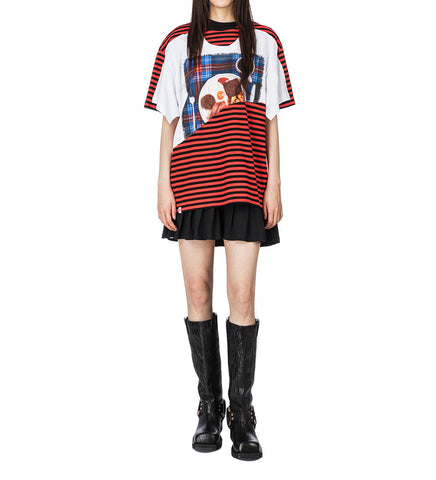 AULD HAG DOUBLE TEE RED