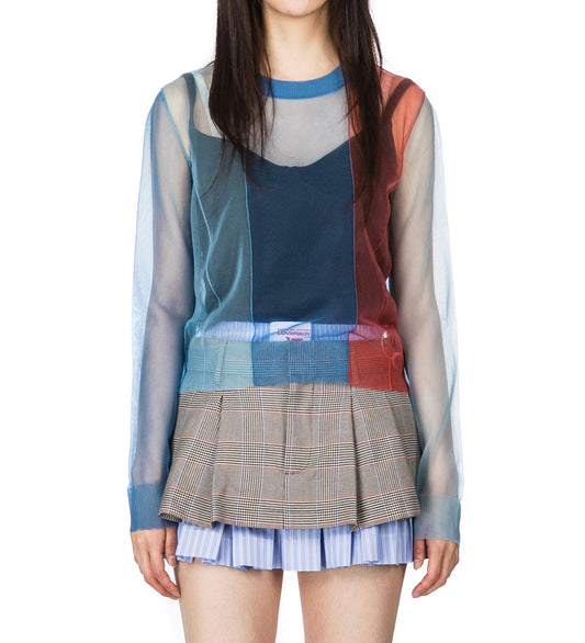 SHEER JUMPER BLUE