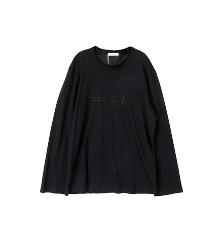 LONGSLEEVE LOGO TEE BLACK
